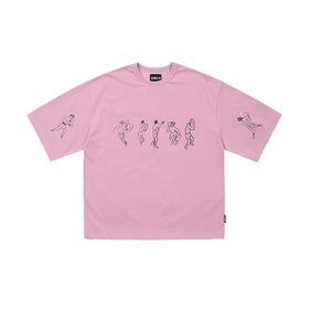 AJOBYAJO(아조바이아조) Boxers T-Shirt [PINK] | S.I.VILLAGE (에스아이빌리지)