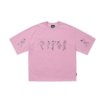 AJOBYAJO(아조바이아조) Boxers T-Shirt [PINK] | S.I.VILLAGE (에스아이빌리지)