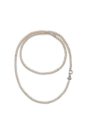 DIA MOMO(디아모모) 디아모모 DIA Bell Natural Pearl Long Necklace 90cm | S.I.VILLAGE (에스아이빌리지)