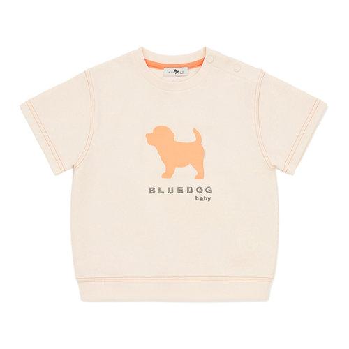 BLUEDOGBABY(블루독베이비) [블루독베이비]블루독 반소매 스웨트셔츠A (45319-332-01) | 신세계V [BLUEDOGBABY][블루독베이비]블루독... 