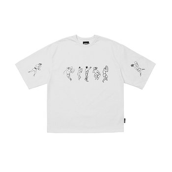 AJOBYAJO(아조바이아조) Boxers T-Shirt [WHITE] | S.I.VILLAGE (에스아이빌리지)
