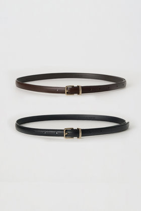 BEMUSE MANSION(비뮤즈맨션) Bemuse leather thin belt - 2colors | S.I.VILLAGE (에스아이빌리지)