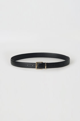 BEMUSE MANSION(비뮤즈맨션) Bemuse leather belt - Black | S.I.VILLAGE (에스아이빌리지)