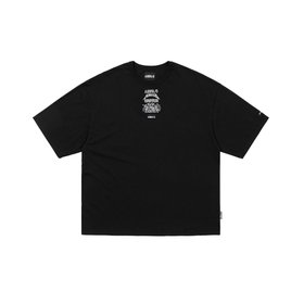 AJOBYAJO(아조바이아조) Total Logo Embroidered T-Shirt [BLACK] | S.I.VILLAGE (에스아이빌리지)