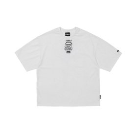 AJOBYAJO(아조바이아조) Total Logo Embroidered T-Shirt [WHITE] | S.I.VILLAGE (에스아이빌리지)