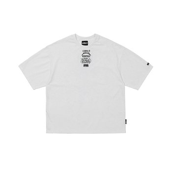 AJOBYAJO(아조바이아조) Total Logo Embroidered T-Shirt [WHITE] | S.I.VILLAGE (에스아이빌리지)