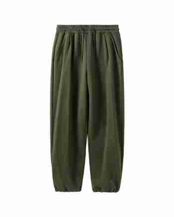 BROMPTON LONDON(브롬톤 런던) DIAGONAL JACQUARD SWEATPANTS - OLIVE (P244UPT433) | S.I.VILLAGE (에스아이빌리지)