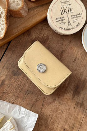 COTE DE MOI(꼬떼드무아) Ecrin card wallet - Butter | S.I.VILLAGE (에스아이빌리지)