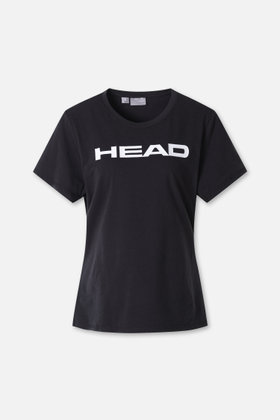 HEAD(헤드) [HEAD GLOBAL] 여성 레귤러핏 CLUB 빅헤드 반팔 티셔츠 블랙_JOTCX24203BKX | S.I.VILLAGE (에스아이빌리지)