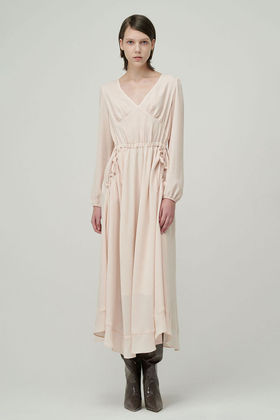 02ARMOIRE(세컨드 아르무아) Harper Dress _ Pink Beige | S.I.VILLAGE (에스아이빌리지)