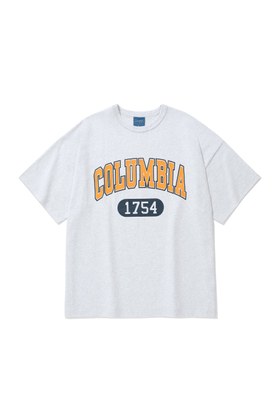 COLUMBIA UNIVERSITY(컬럼비아 유니버시티) 1754 ARCH LOGO S/S T-SHIRTS L그레이 | S.I.VILLAGE (에스아이빌리지)
