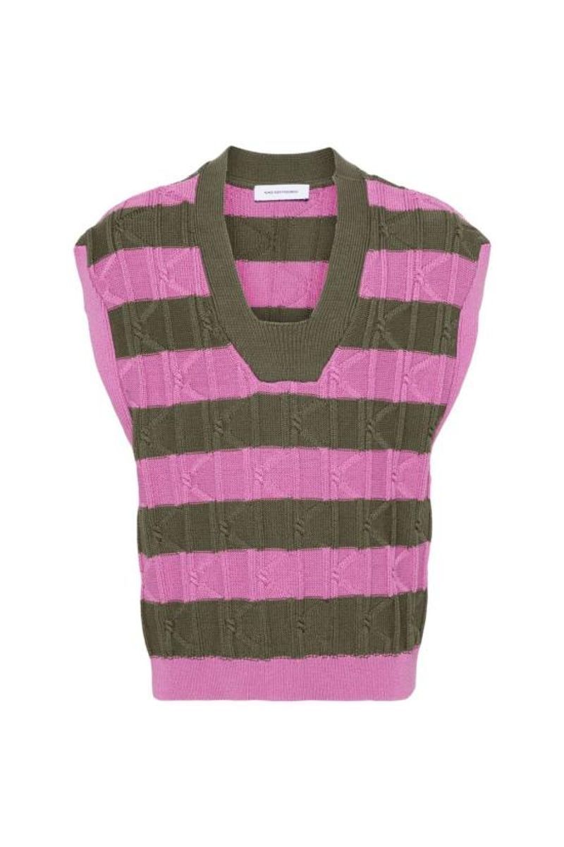 トップス kikokostadinov 24ss MERLI TWINSET VEST Kiko Kostadinov Merli Twinset Vest Black – Très Bien