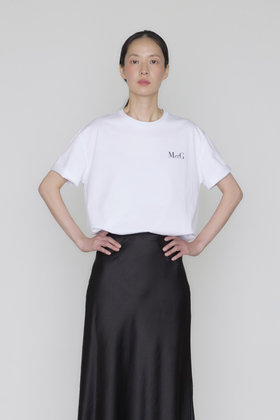 MANUELLE ET GUILLAUME(마누엘에기욤) MetG cotton t-shirt white | S.I.VILLAGE (에스아이빌리지)