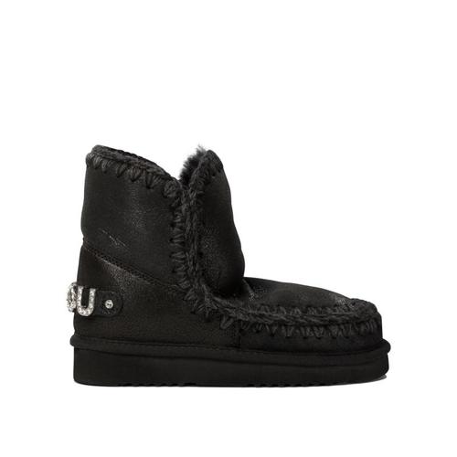 MOU(모우) 모우 여성 블랙 Eskimo 18 with rhinestones logo... VILLAGE (에스아이빌리지) [MOU]모우 여성 블랙 Eskimo 18 with... 