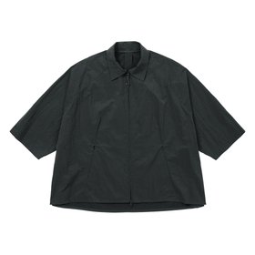AJOBYAJO(아조바이아조) Nylon Cape Shirt [CHARCOAL] | S.I.VILLAGE (에스아이빌리지)