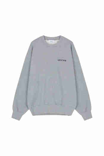 VIS A VIS(비자비) LOGO SWEATSHIRT (GRAY) | S.I.VILLAGE (에스아이빌리지)