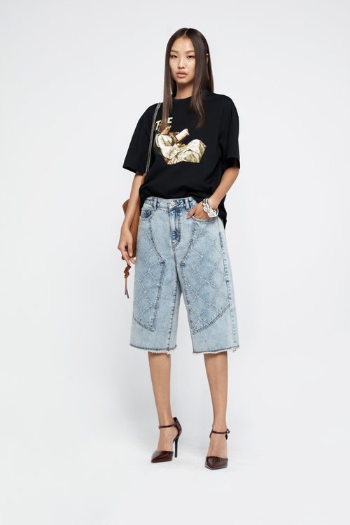YCH(와이씨에이치) LITHE READING T-SHIRT BLACK (R25TS11221BK) | S.I.VILLAGE (에스아이빌리지) [YCH]LITHE READING T-SHIRT BLACK... 