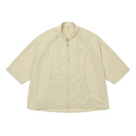 AJOBYAJO(아조바이아조) Nylon Cape Shirt [BEIGE] | S.I.VILLAGE (에스아이빌리지)