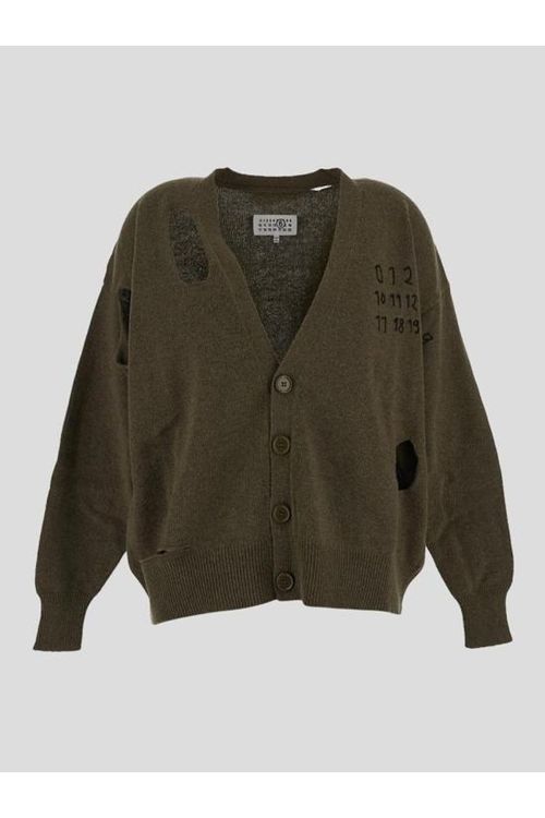 MAISON MARGIELA(메종 마르지엘라) 24FW MM6 메종마르지엘라 가디건 S62HP0022M13071728S MULTICOLOR | S.I.VILLAGE... 
