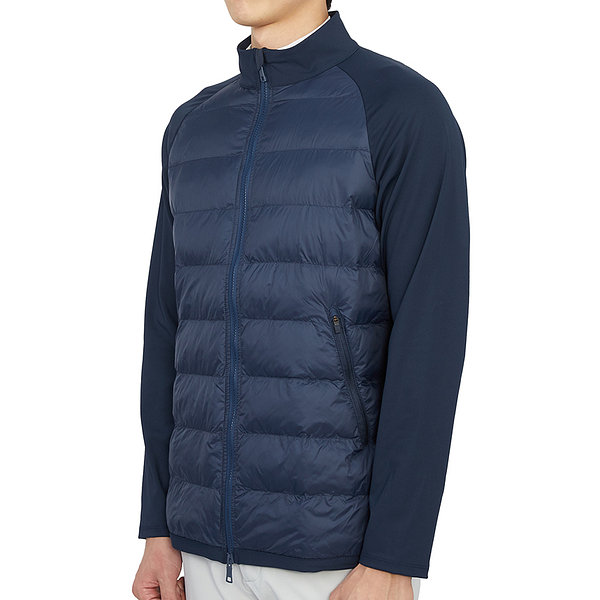 Veste bleue de course G/FORE G4 The Shelby gravée logo G4MF21O02 homme