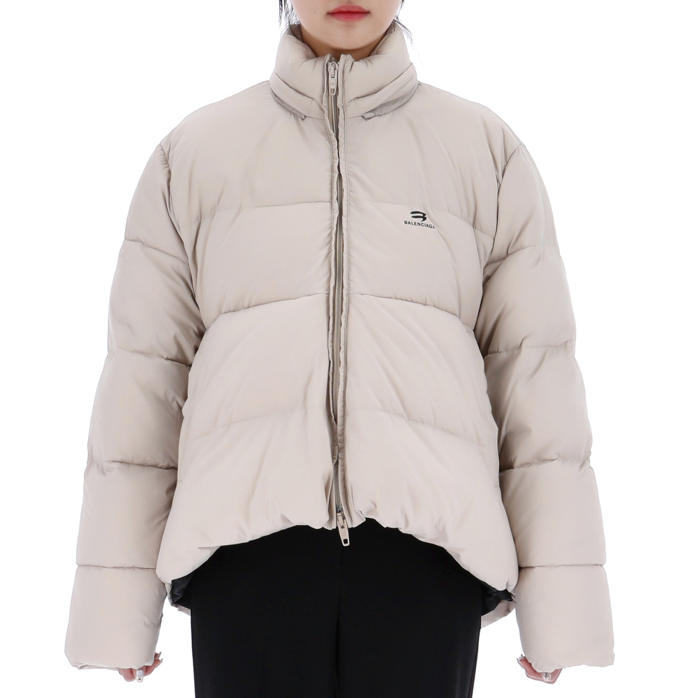 BALENCIAGA｜DOWN JACKETS (719862 TNO45 9937) BALENCIAGA(발렌시아가) [발렌시아가] 로고 히든후드 오버핏