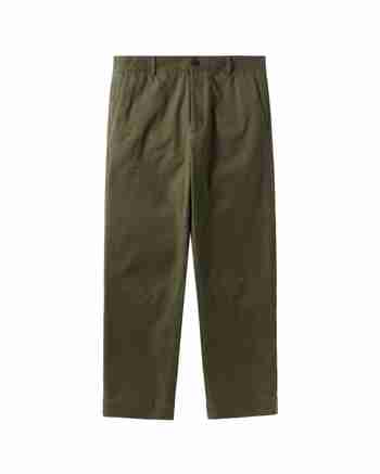 BROMPTON LONDON(브롬톤 런던) BRUSHED BASIC TROUSERS - D/KHAKI (P244MPT504) | S.I.VILLAGE (에스아이빌리지)