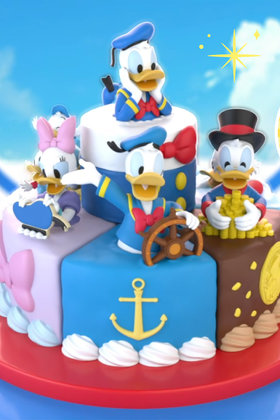 KINKIROBOT(킨키로봇) Disney Donald Duck Surprise Cake Sliceables Blind Box (2409047) | S.I.VILLAGE (에스아이빌리지)