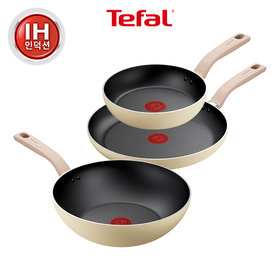 TEFAL(테팔) 테팔 인덕션 데이지 프라이팬 3종(팬20+팬28+웍28) | S.I.VILLAGE (에스아이빌리지)