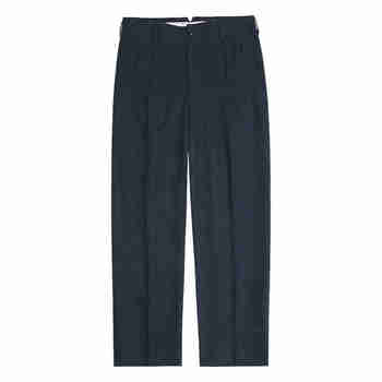 SORTIE(솔티) Linen Hollywood Trousers (Navy) | S.I.VILLAGE (에스아이빌리지)