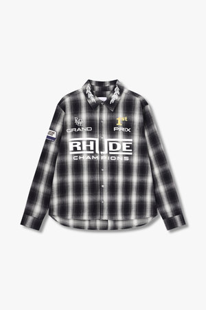 RHUDE(루드) [RHUDE] 루드 레이싱 플란넬(RHPF24SR02320) | S.I.VILLAGE (에스아이빌리지)