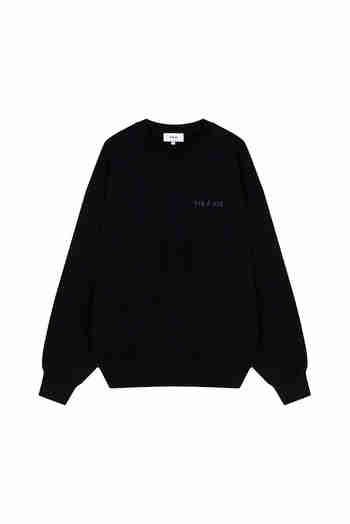 VIS A VIS(비자비) LOGO SWEATSHIRT (BLACK) | S.I.VILLAGE (에스아이빌리지)