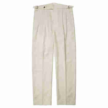 SORTIE(솔티) 8s Linen Side-adjust Trousers (Oatmeal) | S.I.VILLAGE (에스아이빌리지)