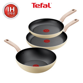 TEFAL(테팔) 테팔 인덕션 데이지 프라이팬 3종(팬24+팬28+웍28) | S.I.VILLAGE (에스아이빌리지)