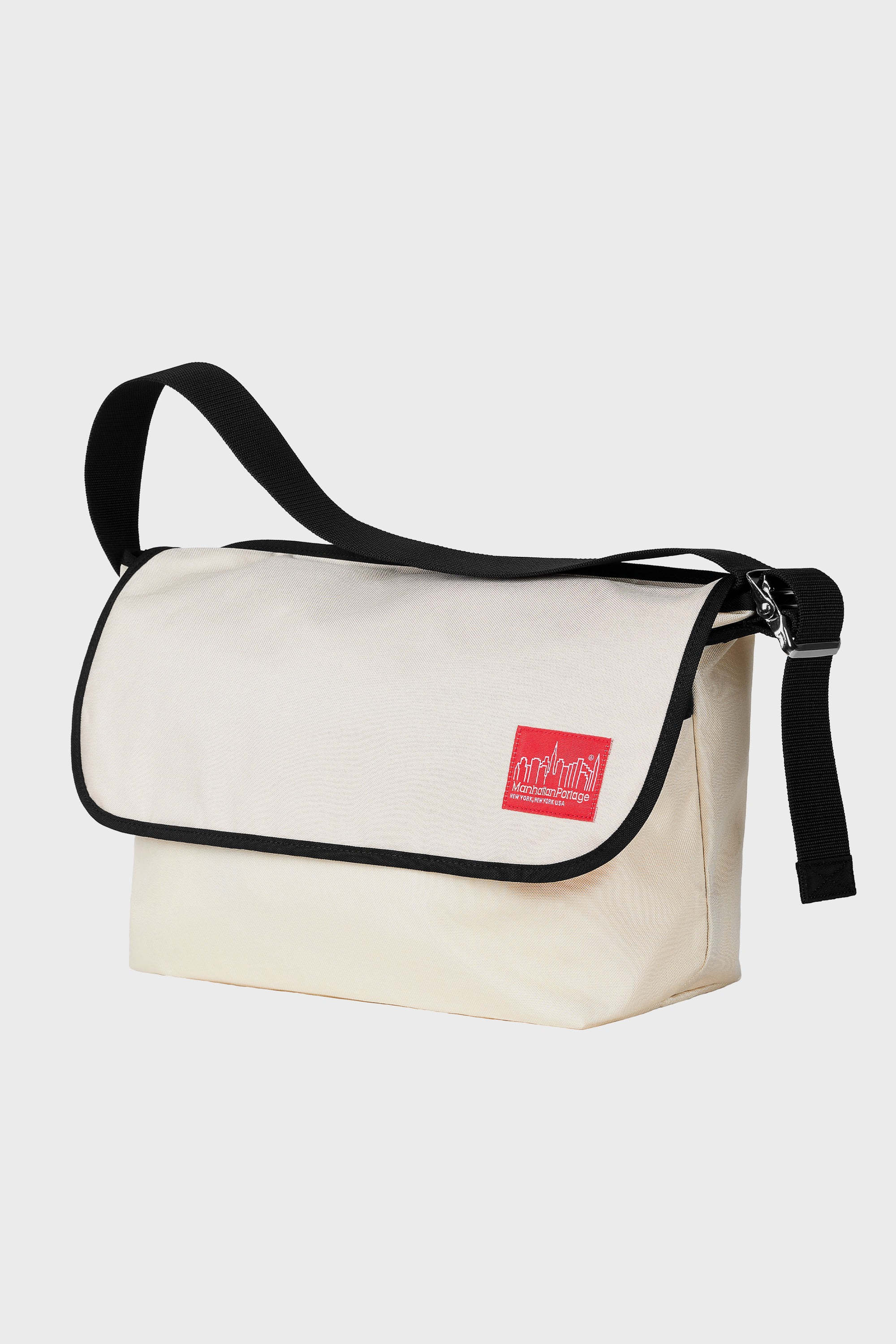 MANHATTAN PORTAGE(맨하탄 포티지) 맨하탄 포티지 1607V 빈티지... [MANHATTAN PORTAGE]맨하탄 포티지 1607V 빈티지 메신저백 L IVORY - 