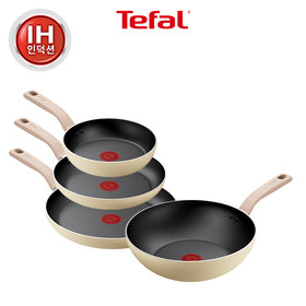 TEFAL(테팔) 테팔 인덕션 데이지 프라이팬 4종(팬20+팬24+팬28+웍28) | S.I.VILLAGE (에스아이빌리지)