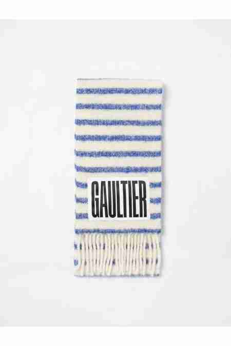 JEAN PAUL GAULTIER(장 폴 고티에) 24FW 장 폴 고티에 머플러 스카프 2430UEC037PC548 0150 White | S.I.VILLAGE (에스아이빌리지)