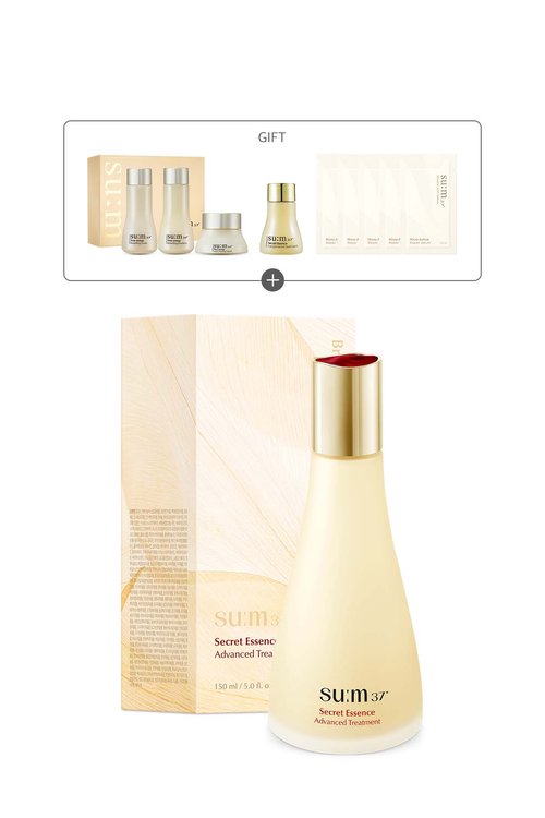 SUM37(숨37) [숨37˚] 시크릿 에센스 150ml | 신세계V [SUM37][숨37˚] 시크릿 에센스 150ml - 