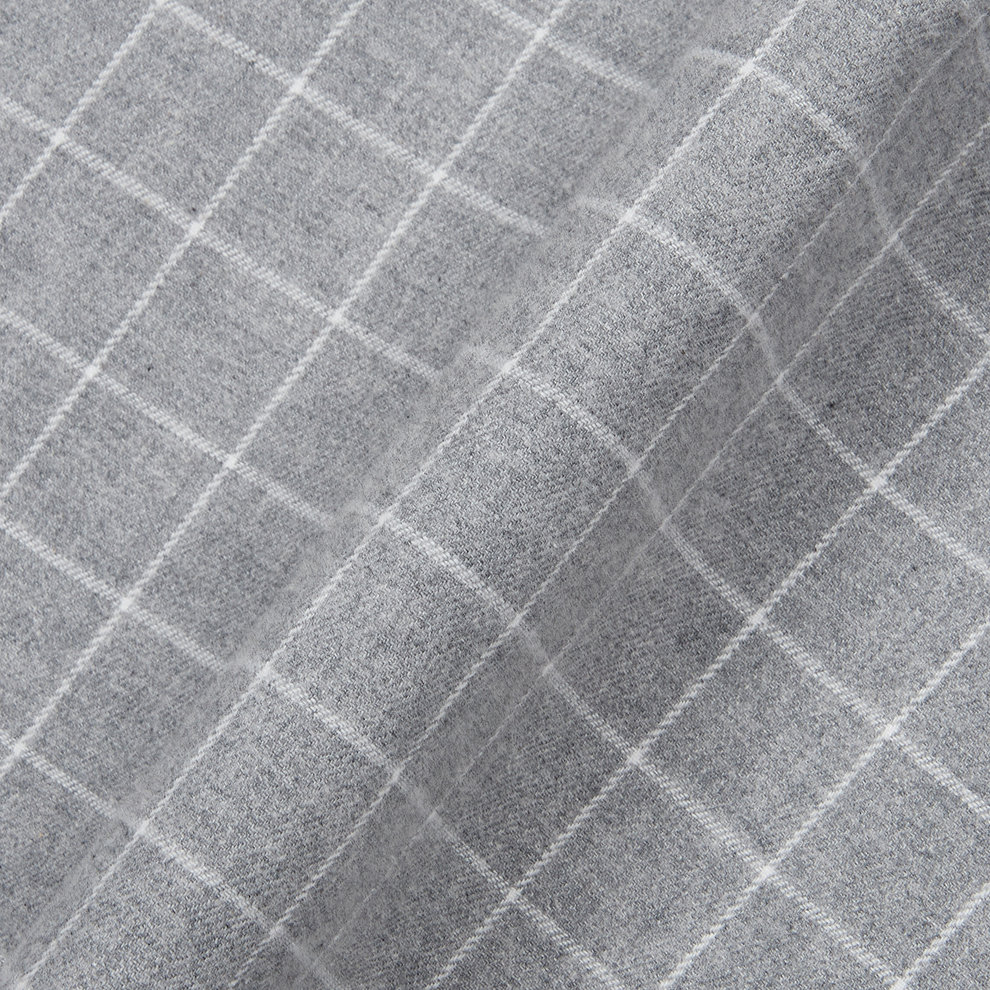 여 플란넬 셔링 파자마 원피스