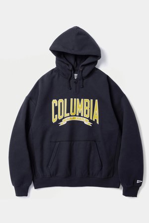 COLUMBIA UNIVERSITY(컬럼비아 유니버시티) CU 80S VINTAGE H/FLEECE H/ZIP HOODIE 크라운네이비 | S.I.VILLAGE (에스아이빌리지)