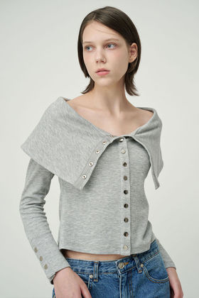 02ARMOIRE(세컨드 아르무아) Meave Cardigan _ Grey | S.I.VILLAGE (에스아이빌리지)