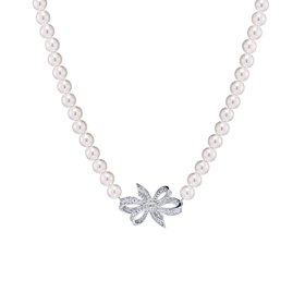 TANI by MINETANI(타니바이미네타니) Imperial Bow Pearl Necklace | S.I.VILLAGE (에스아이빌리지)