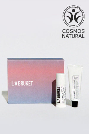 LA BRUKET(라부르켓) 립 밤 아몬드/코코넛 + 핸드 크림 30ml (택1) 세트 | S.I.VILLAGE (에스아이빌리지)