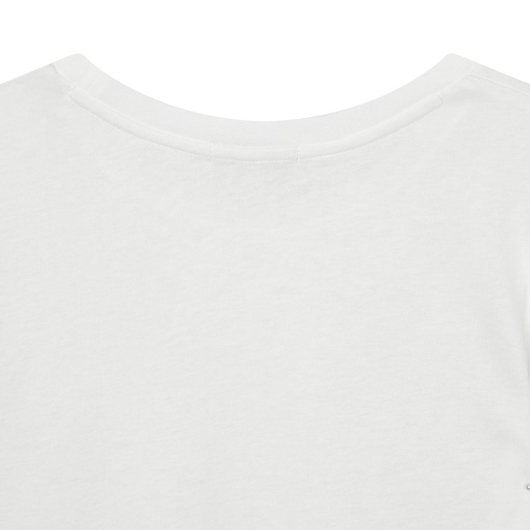 여 피마 코튼 슬림핏 5부 티셔츠