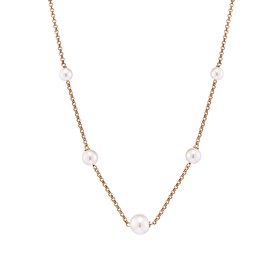 TANI by MINETANI(타니바이미네타니) Classic Pearl Chain Necklace | S.I.VILLAGE (에스아이빌리지)