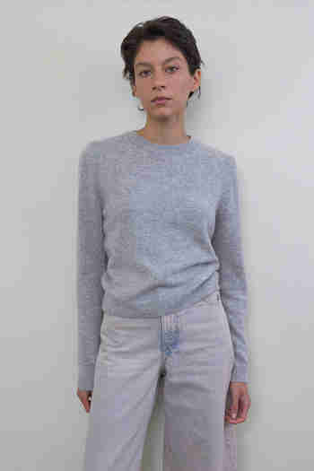 MDGT(엠디지티) Regular-Fit Round Neck Knit_Grey | S.I.VILLAGE (에스아이빌리지)