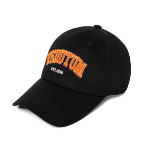 VERUTUM(베루툼) HW-BC189 : Volume Arch Logo CapㅣBlack Orange | S.I.VILLAGE (에스아이빌리지)