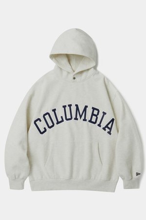 COLUMBIA UNIVERSITY(컬럼비아 유니버시티) CU BIG ARCH H/FLEECE HOODIE 오트밀 | S.I.VILLAGE (에스아이빌리지)