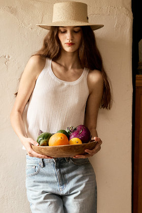 LE ABONNE(르아보네) KNIT SLEEVLESS_WHITE | S.I.VILLAGE (에스아이빌리지)