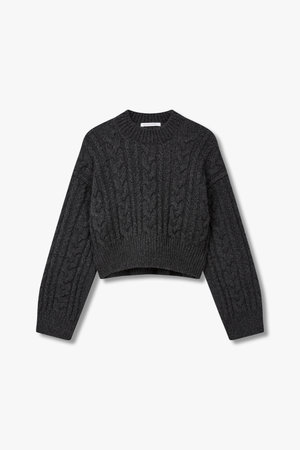 CECILIE BAHNSEN(세실리에 반센) VIBEKE JUMPER (차콜 그레이) | S.I.VILLAGE (에스아이빌리지)