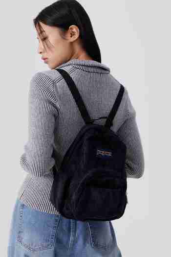 JANSPORT(잔스포츠) 잔스포츠 하프파인트 코듀로이 FX BLACK | S.I.VILLAGE (에스아이빌리지)